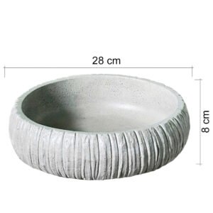 chậu xi măng trụ cao 80cm cây nội thất