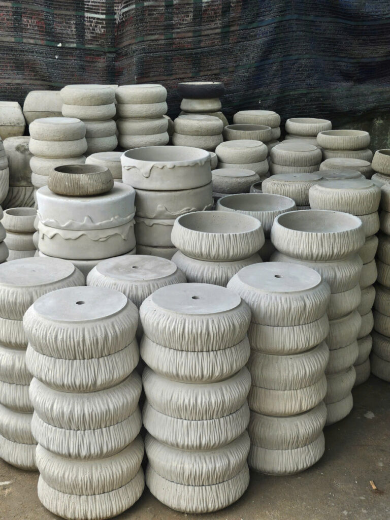 chậu xi măng giá sỉ cho dự án cảnh quan