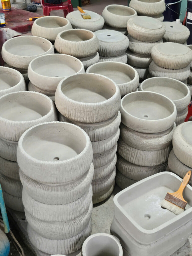 chậu xi măng vuông 40x40x40cm giá tốt