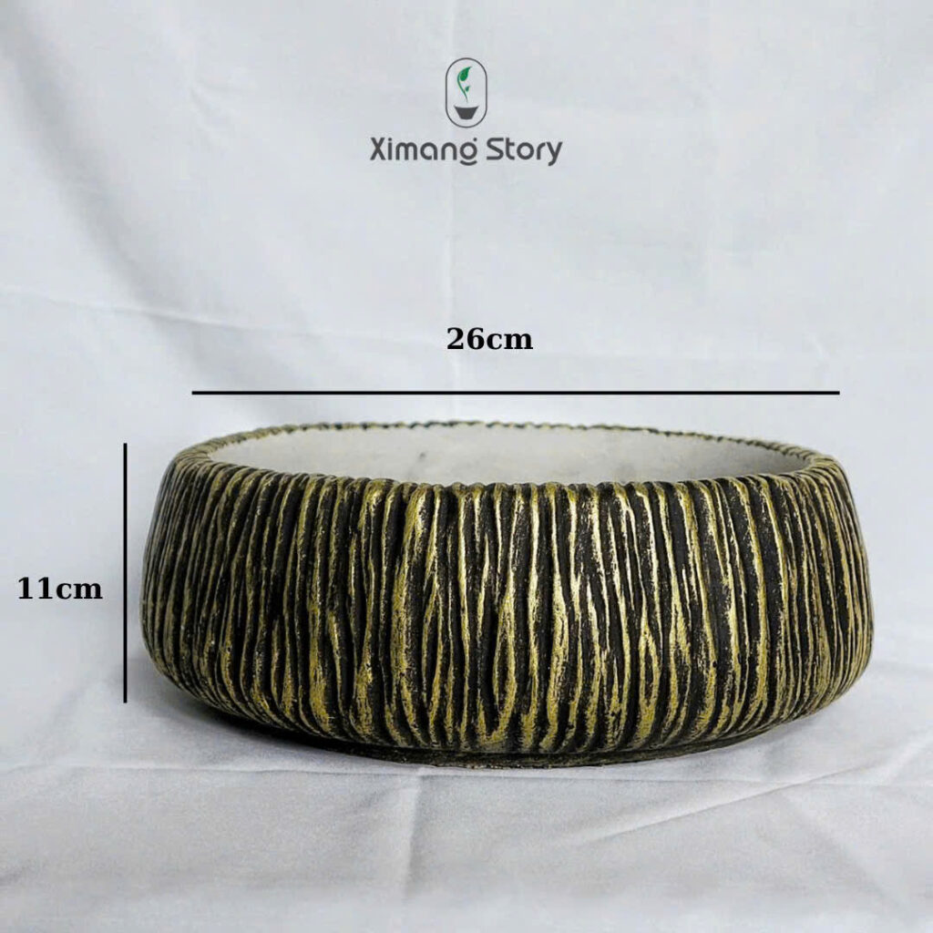 chậu xi măng nhẹ sợi thủy tinh ban công