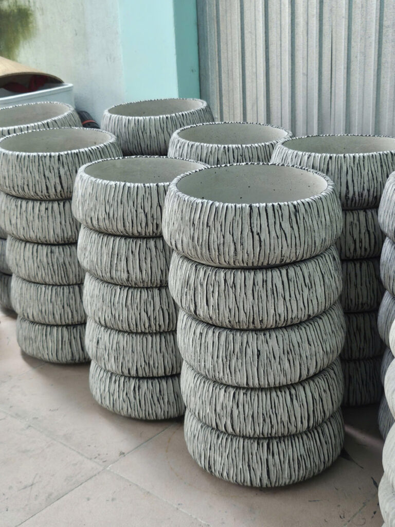 chậu xi măng giá xưởng tại bình dương