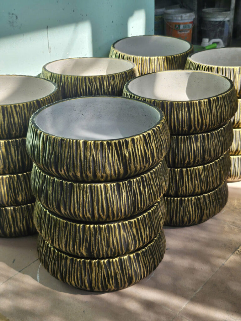 chậu trồng cây chống bể khi va chạm