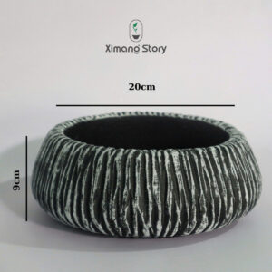 chậu xi măng trồng cây cảnh văn phòng