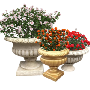 chậu xi măng cho resort khu nghỉ dưỡng