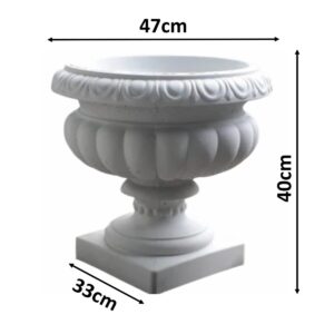 chậu xi măng kèm bánh xe tiện di chuyển