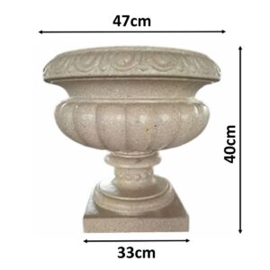 chậu xi măng để tiền sảnh văn phòng