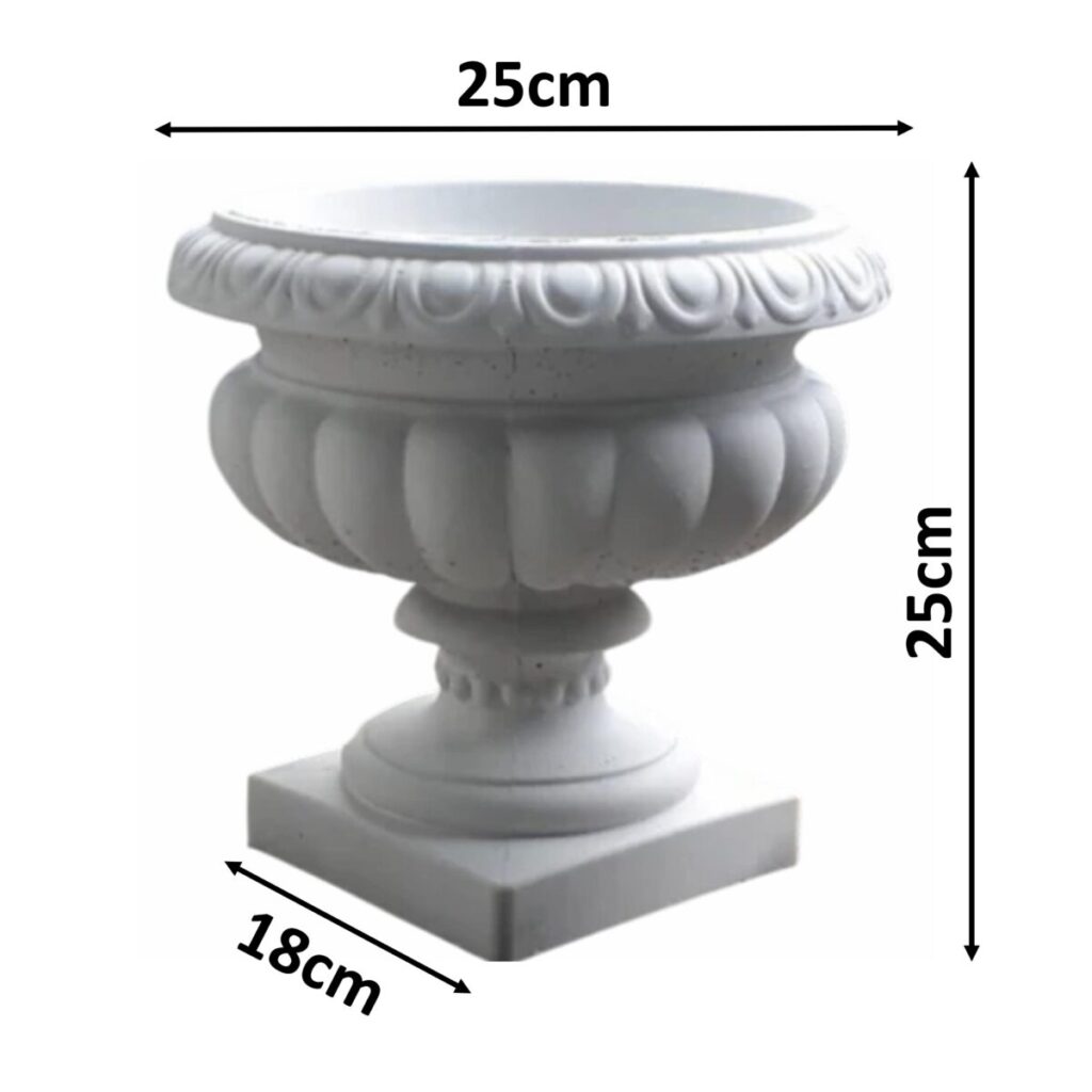 chậu xi măng trồng cây dây leo rủ