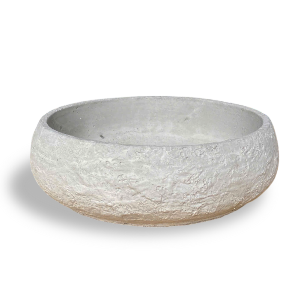 chậu xi măng tròn đường kính 50cm thoát nước