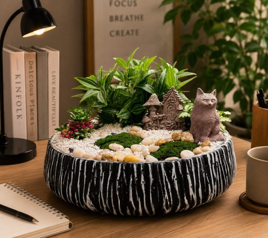 chậu xương rồng mini