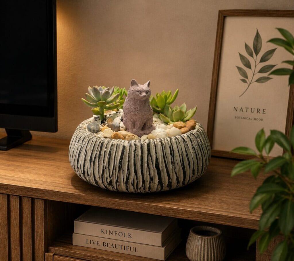 chậu cây handmade